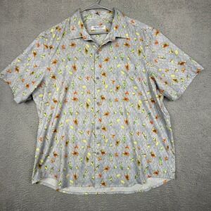 Tommy Bahama Bahama‎ Coast Mens XL Cocktail Print Short Sleeve Shirt